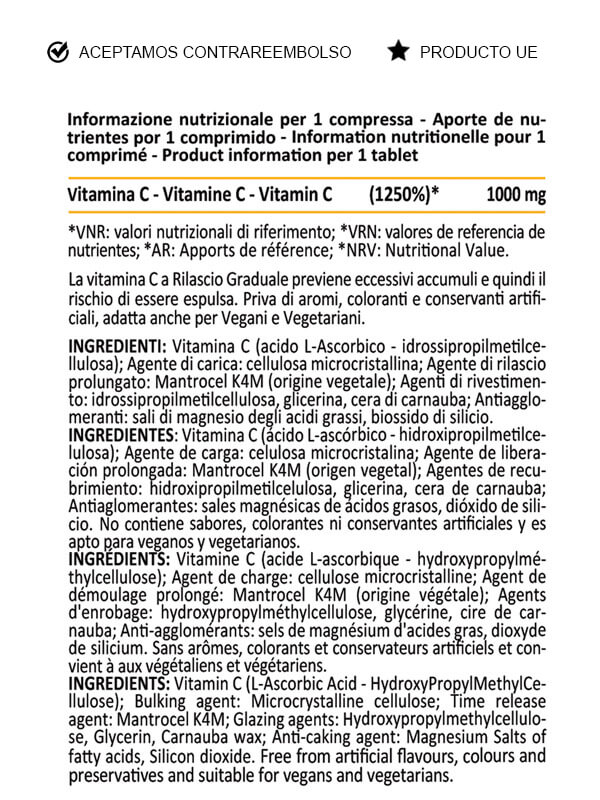 Beswiss complemento alimenticio vitamina c antioxidante