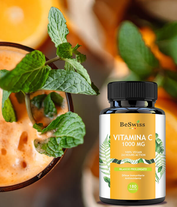Beswiss complemento alimenticio vitamina c mejorar piel