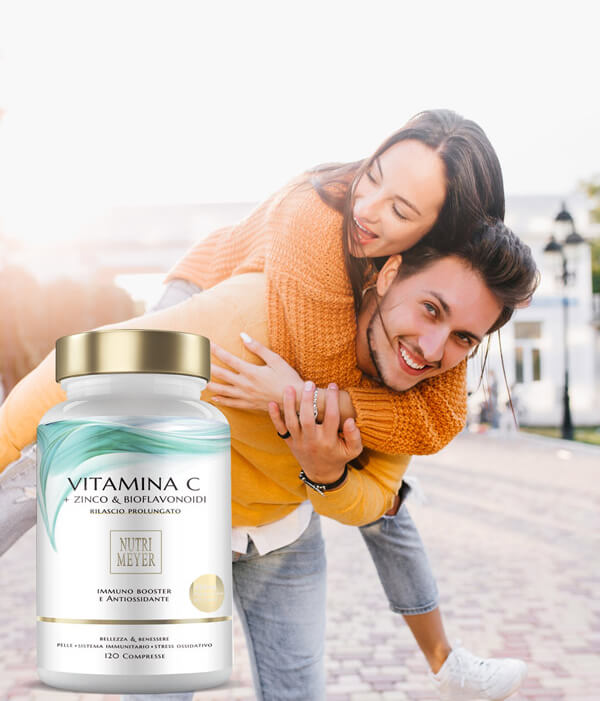 Pastillas Vitamina C Zinc para piel y huesos Nutrimeyer