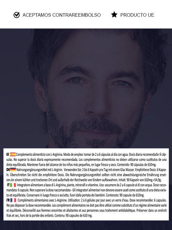 Potenciador masculino en cápsulas