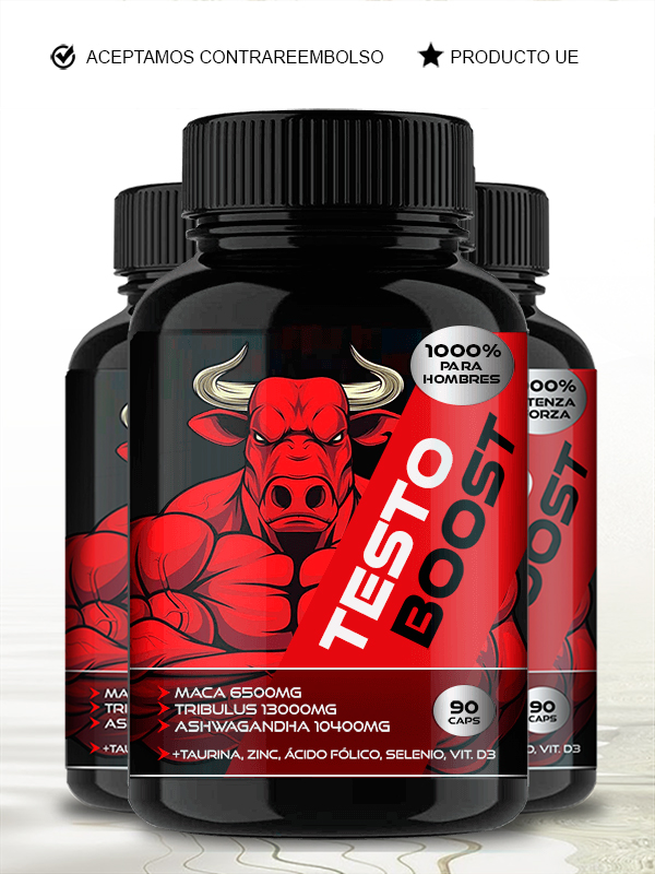 Testo Booster. Comprimidos para rendir más y mejor en el gimnasio.