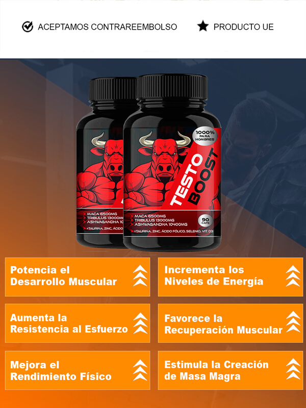 Testo Booster. Pastillas vigorizantes masculinas